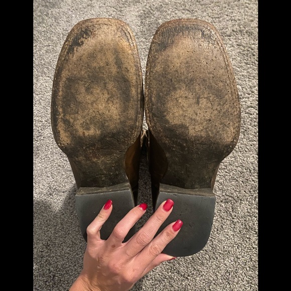 Colt ford distressed Leather, square toe boots - Picture 5 of 5